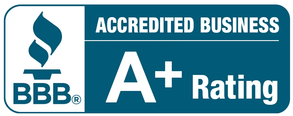 Accredited Business A+ Rating BBB